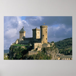 Chateau Comtal Chateau de Counts of the Counts of Poster