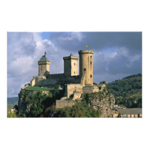 Chateau Comtal Chateau de Tellers van Foto Afdruk