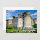 Chateau d'Angers, Angers, France Briefkaart (Voorkant / Achterkant)