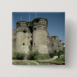 Chateau d'Angers, voltooide 1238 Vierkante Button 5,1 Cm
