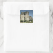Chateau d'Angers, voltooide 1238 Vierkante Sticker (Tas)