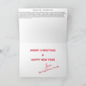 Château de Braemar - Carte de Noël du clan Farquha (Intérieur)