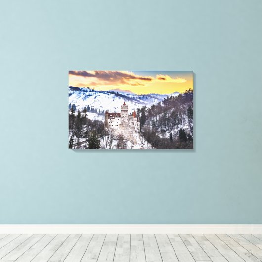 Château de Bran en toile (Insitu (Plancher de Bois))