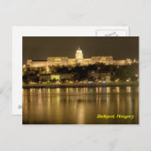 château de buda carte postale à Budapest, Hongrie (Devant / Derrière)