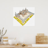 Chateau de Chambord Chambord Loir-et-Cher Poster (Keuken)