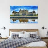 Chateau de Chambord, Frankrijk. Canvas Afdruk (Insitu (Slaapkamer))