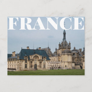 Château de Chantilly, Chantilly, Frankrijk Briefkaart