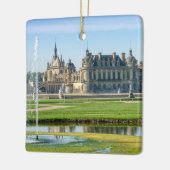 Chateau de Chantilly en Le Notre Garden - Frankrij Keramisch Ornament (Links)