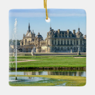 Chateau de Chantilly en Le Notre Garden - Frankrij Keramisch Ornament