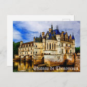 Chateau de Chenonceau. Frankrijk. Briefkaart (Voorkant / Achterkant)