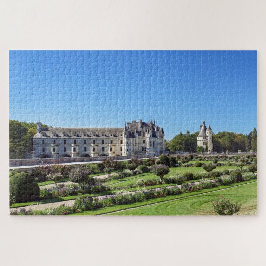Chateau de Chenonceau in de Loire Valley - Frankri Legpuzzel (Horizontaal)