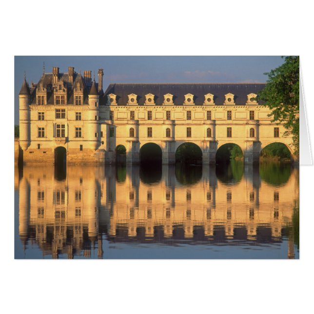Château de Chenonceau, rivière Cher, Loir-et-Cher, (Devant horizontal)