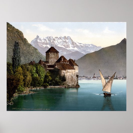 Château de Chillon Poster (Voorkant)