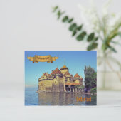 Chateau de Chillon, Zwitserland Briefkaart (Staand voorkant)