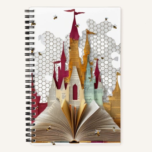 Château de Conte de Fées Cahier Spirale Enchanté (Recto)