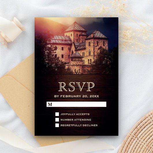 Château de conte de fées rustique vintage RSVP