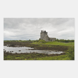 Château de Dunguaire, autocollant rectangulaire d