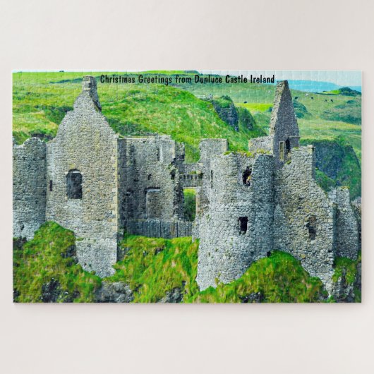 Château de Dunluce Antrim Irlande Puzzle (Horizontal)