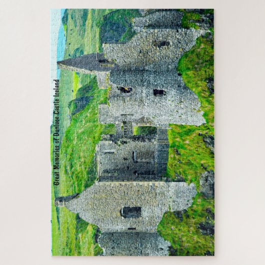 Château de Dunluce Antrim Irlande Puzzle (Vertical)