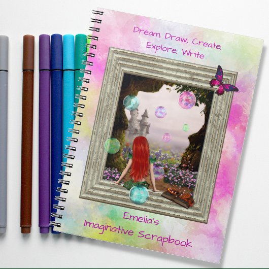 Château de fantaisie elfique Journal de scrapbook