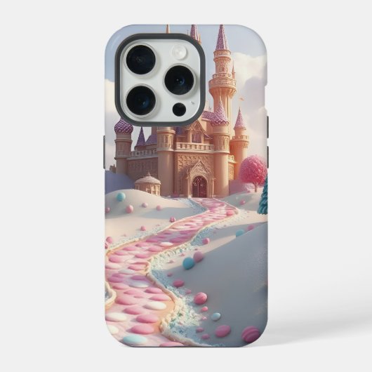 Château de fée Candyland rose enneigé (Verso)