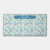 Château de fées pour enfants bleu nom magique (Recto)