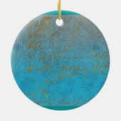 Château de Fleur de lis Ornement de Noël (Dos)