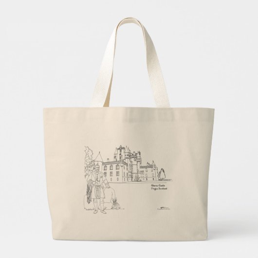 Château de Glamis Ecosse Sac fourre-tout (Dos)
