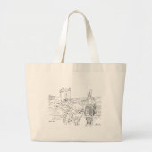 Château de Gylen Ecosse Sac fourre-tout (Devant)