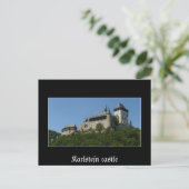 Château de Karlstejn Carte postale (Debout devant)