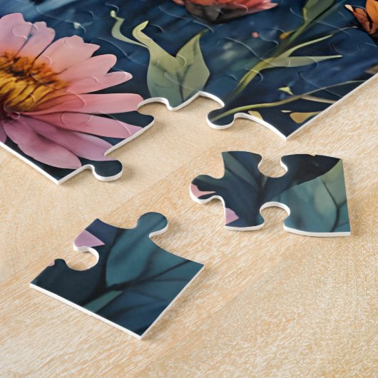 Château de Léopard de Neige Lune Puzzle (Côté)