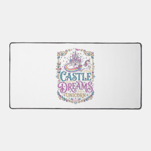 Château de licorne Rêves Licorne Fond blanc Pri