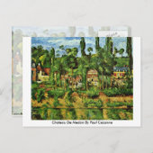 Chateau de Medan door Paul Cezanne Briefkaart (Voorkant / Achterkant)