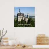 Château de Neuschwanstein & Affiche de dicton alle (Cuisine)
