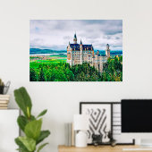 Château de Neuschwanstein - Poster (Bureau à domicile)