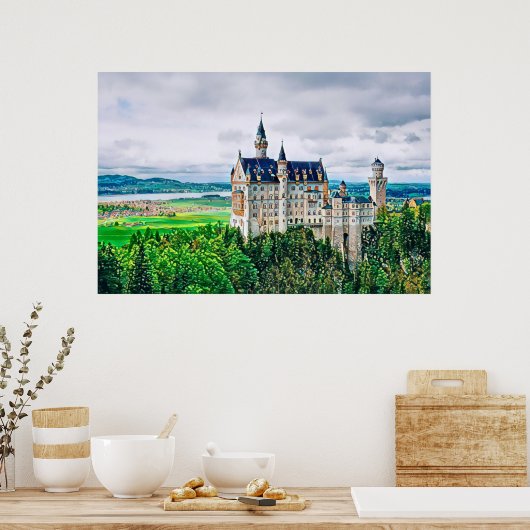 Château de Neuschwanstein - Poster (Cuisine)