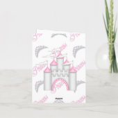 CHÂTEAU DE PRINCESS ROSE CARTE DE REMERCIEMENTS PA (Dos)