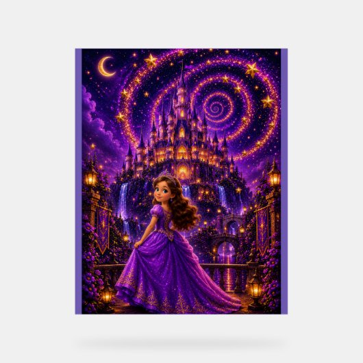 Château de Princesse Fantasy Violet | Cosmique Mag (Recto)