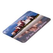 Château de sable St Pete Plage Flexi Magnet (Côté Gauche)