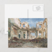 Chateau de Saint-Cloud na de brand Briefkaart (Voorkant / Achterkant)