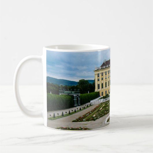 Château de Schonbrunn, Vienne - Mug classique (Gauche)