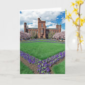 Château de Smithsonien et carte de jardin de Haupt (Fleur jaune)