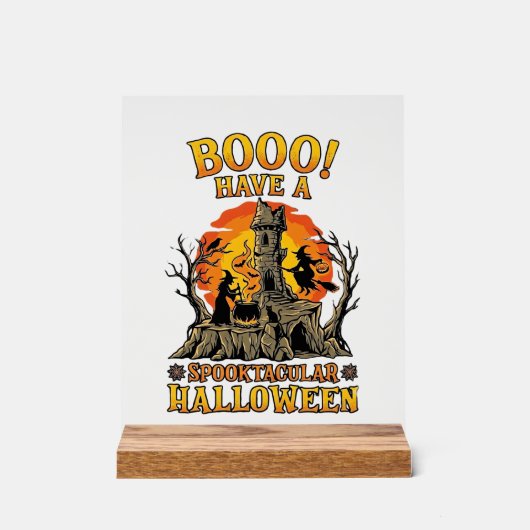 Château de sorcière de Halloween Spooktacular Booo (Recto)