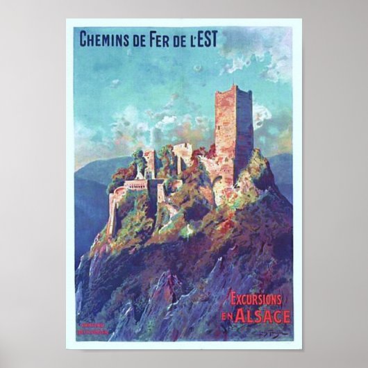 Chateau de St. Ulrich Poster (Voorkant)