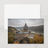 Château de Stahleck Bacharach Allemagne Carte (Devant / Derrière)