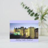 Château de Stirling à Dusk Carte postale (Debout devant)