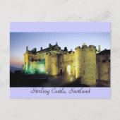 Château de Stirling à Dusk Carte postale (Devant)
