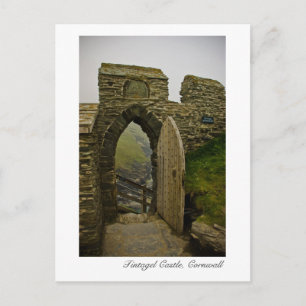 Château de Tintagel, Carte postale de Cornwall