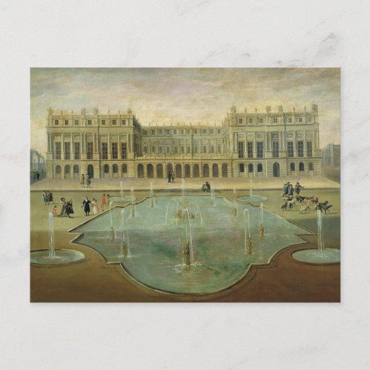 Chateau de Versailles van de tuinzijde Briefkaart (Voorkant)