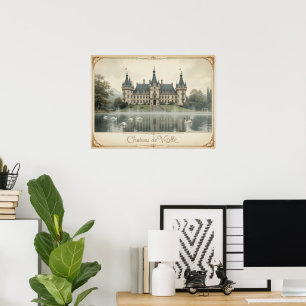  Château de Vizille Frankrijk Landschapskunst Poster